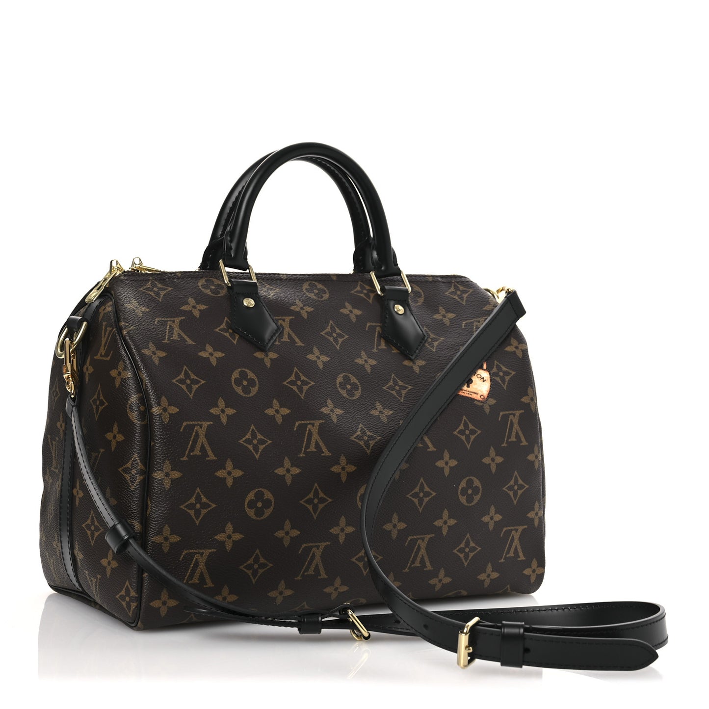 Monogram My World Tour Speedy Bandouliere 30 Black