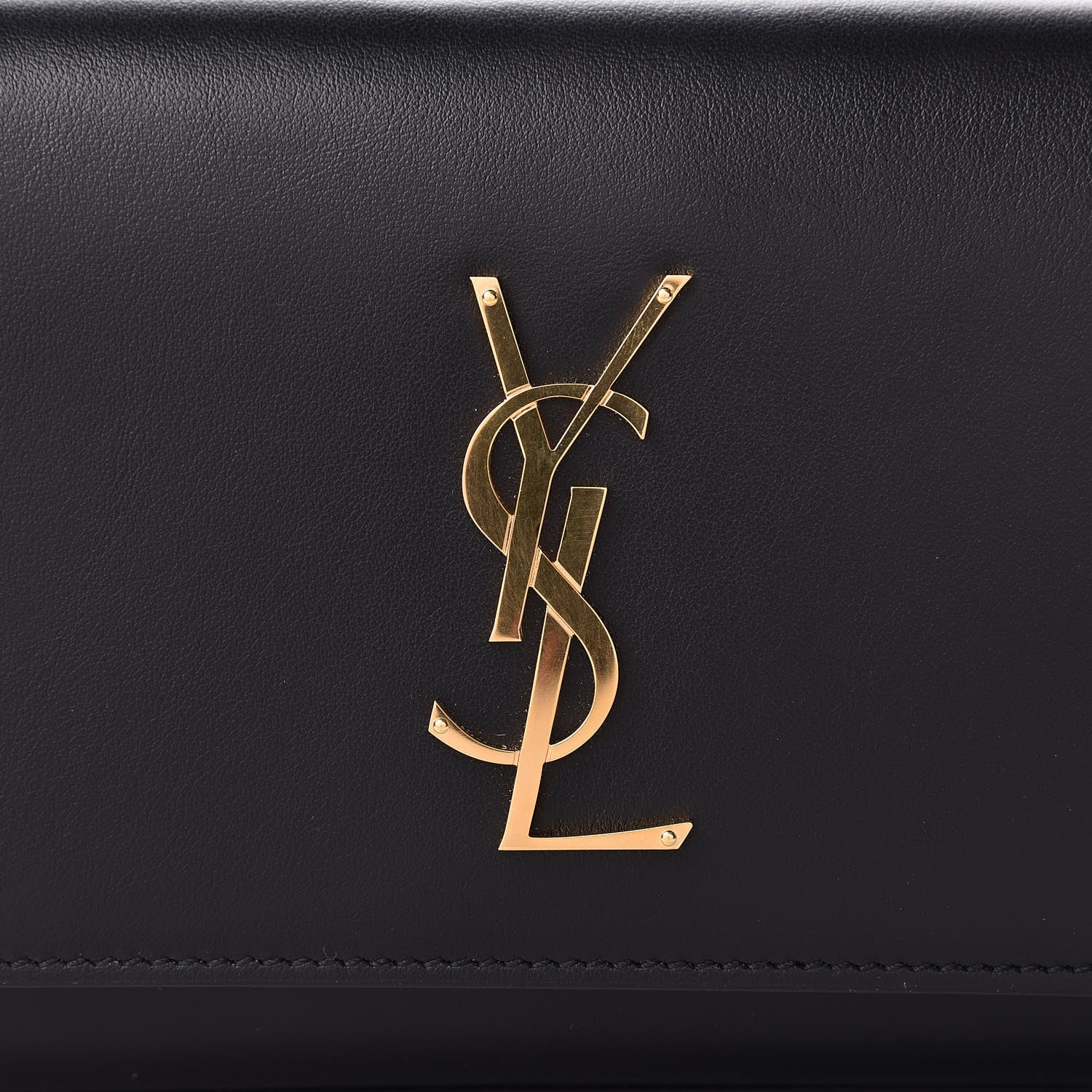 Saint Laurent Smooth Calfskin Monogram Kate Belt Bag Black 8 of 10