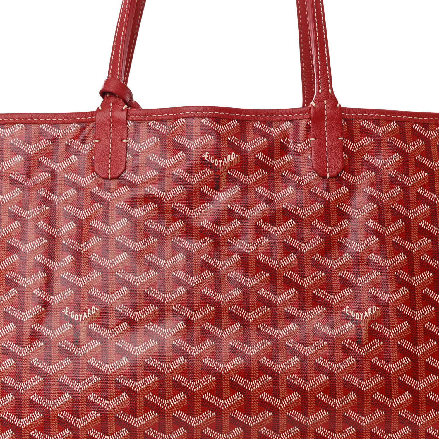Goyard Goyardine Saint Louis PM Red 9 of 15