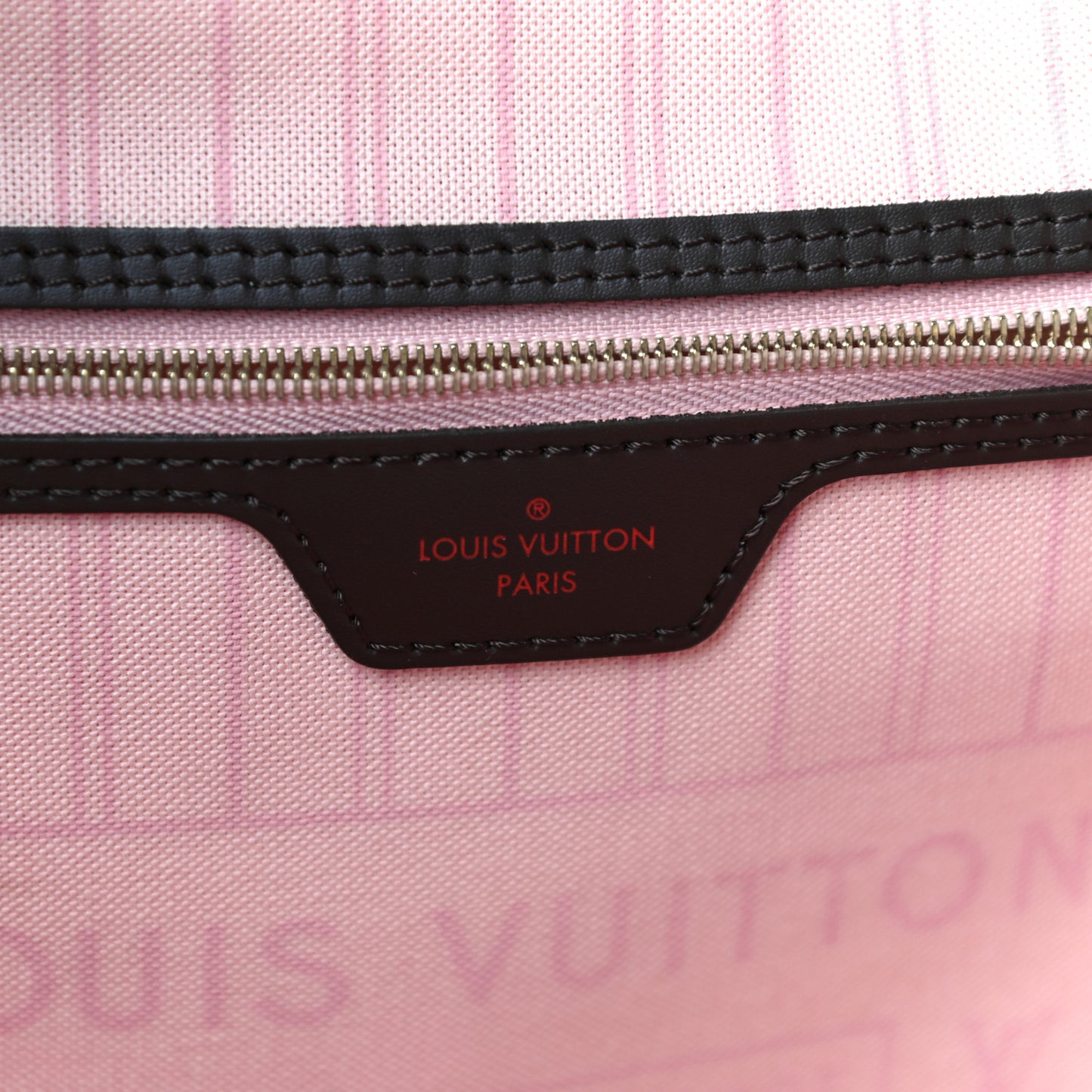 Damier Ebene Neo Neverfull MM Rose Ballerine