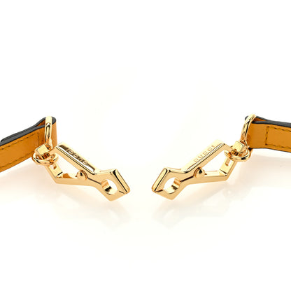 Gucci Calfskin 16mm Adjustable Shoulder Strap Yellow 3 of 3