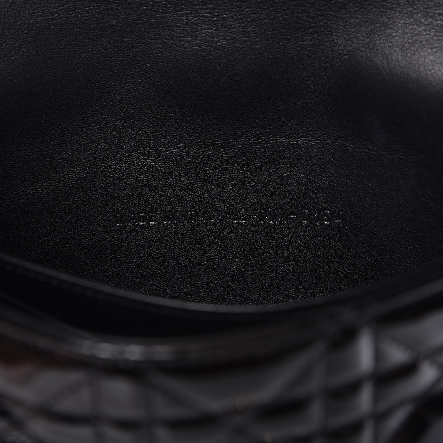 Christian Dior Patent Cannage Miss Dior Promenade Pouch Black 8 of 8
