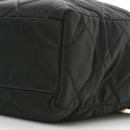 Prada Re-Nylon Tessuto Impuntu Quilted Re-Edition 1995 Chaine Tote Black 11 of 11