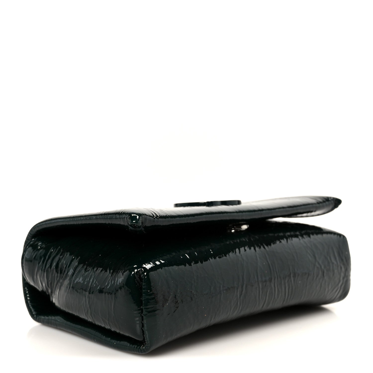 Christian Louboutin Naplak Patent Calfskin Monochrome Loubi54 Shoulder Bag Green 4 of 10