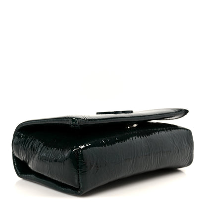 Christian Louboutin Naplak Patent Calfskin Monochrome Loubi54 Shoulder Bag Green 4 of 10