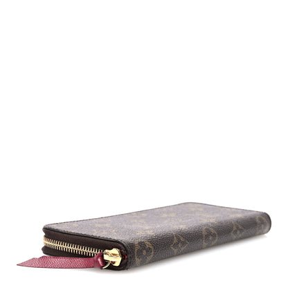 Louis Vuitton Monogram Clemence Wallet Fuchsia 4 of 6