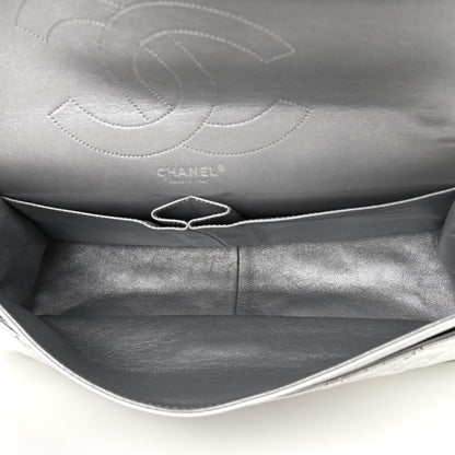Chanel Metallic Aged Calfskin Quilted 2.55 Reissue 228 Flap Silver 7 of 12