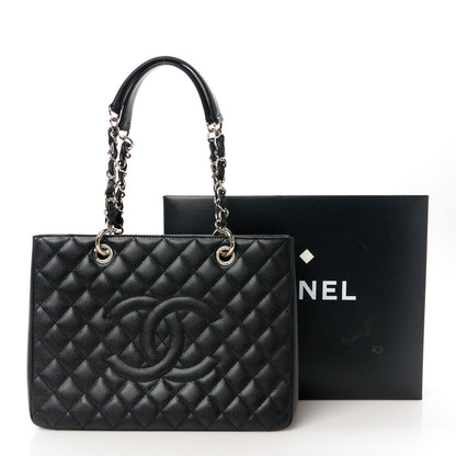 Chanel Caviar Quilted Grand Shopping Tote GST Black 11 of 11