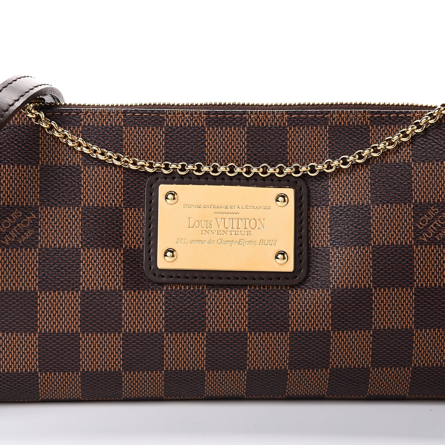 Damier Ebene Eva Clutch