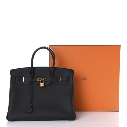 Hermes Togo Birkin 35 Black 12 of 12