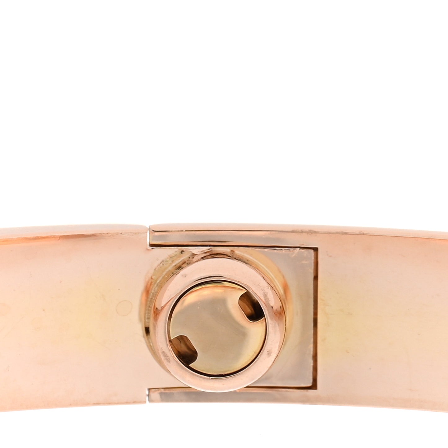 18K Pink Gold 10 Diamond LOVE Bracelet 17