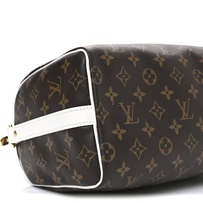 Louis Vuitton Monogram LV Match Speedy Bandouliere 25 White 8 of 11