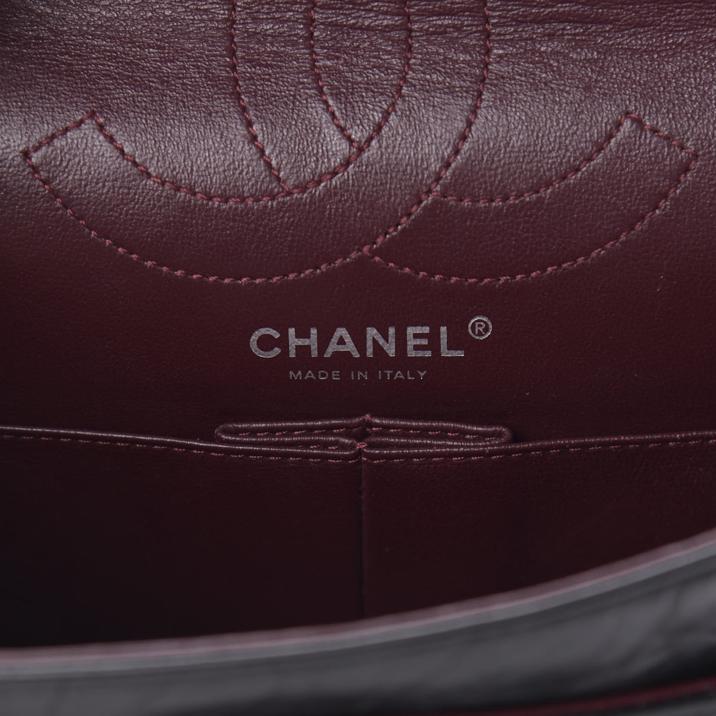 Aged Calfskin Quilted 2.55 Reissue 225 Flap Black