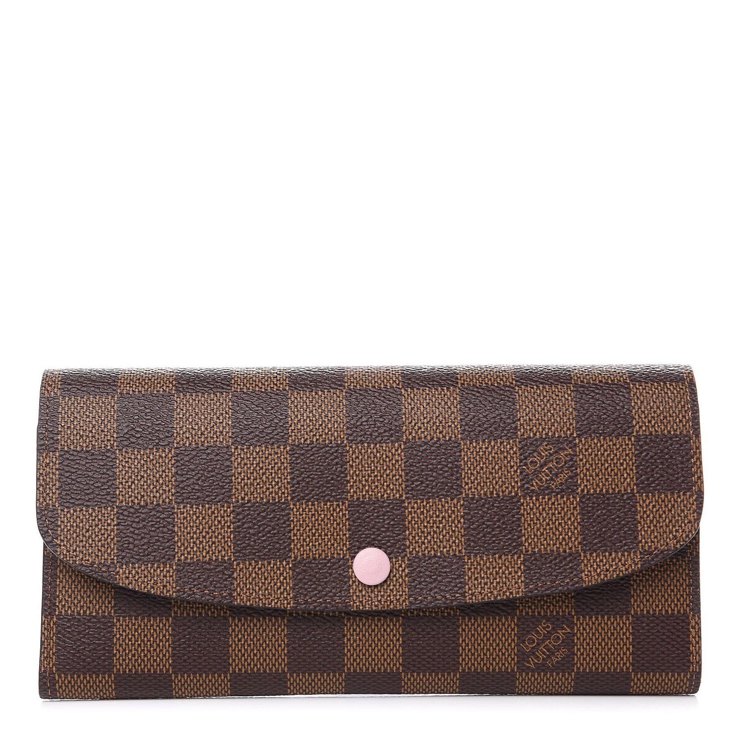 Damier Ebene Emilie Wallet Rose Ballerine