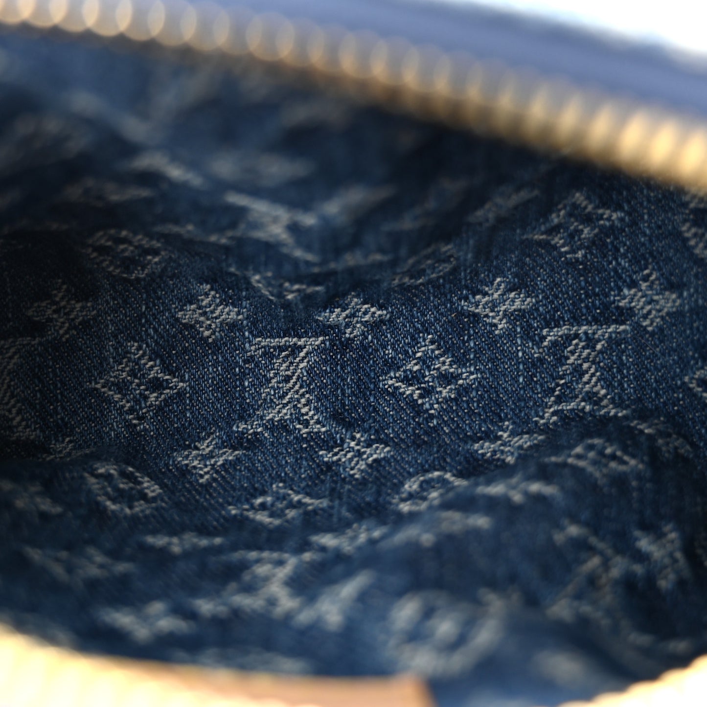 Monogram Denim Nano Speedy Blue