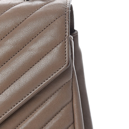 Saint Laurent Sheepskin Matelasse Chevron Monogram Medium College Bag Fard 13 of 14