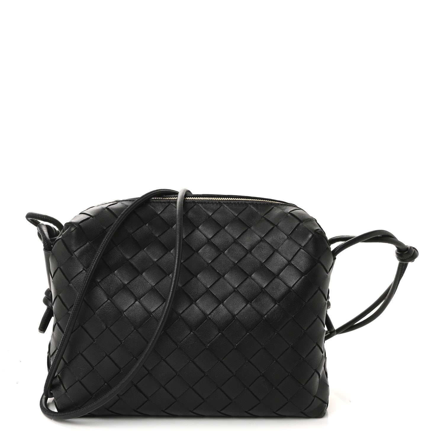 Bottega Veneta Nappa Intrecciato Small Loop Camera Bag Black 1 of 9
