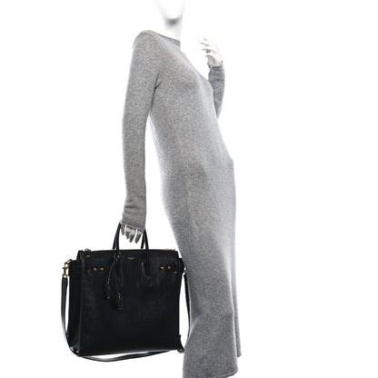 Saint Laurent Patent Grain De Poudre  Sac De Jour Souple North South Tote Black 2 of 14
