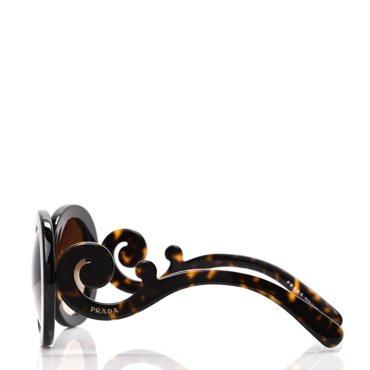 Prada Baroque Sunglasses SPR 27N Tortoise 3 of 8
