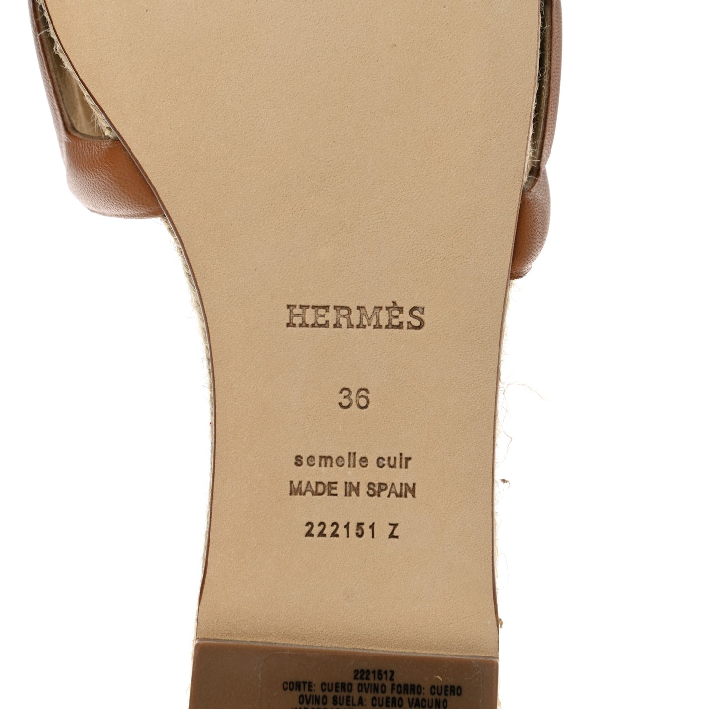Nappa Famosa Espadrille Sandals 36 Naturel