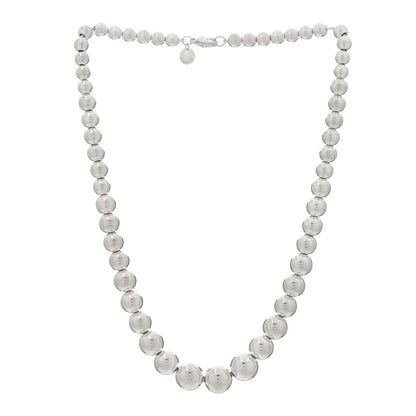 Tiffany Sterling Silver HardWear Graduated Ball Necklace 2 of 3
