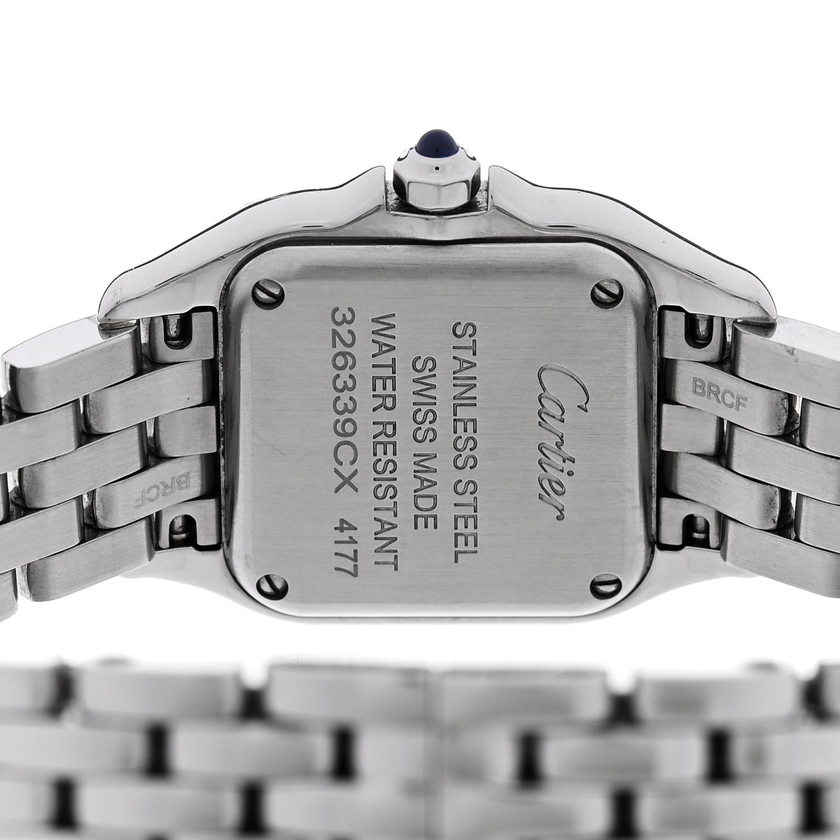 Cartier Stainless Steel Diamond 22mm Panthere Quartz Watch 4 of 5