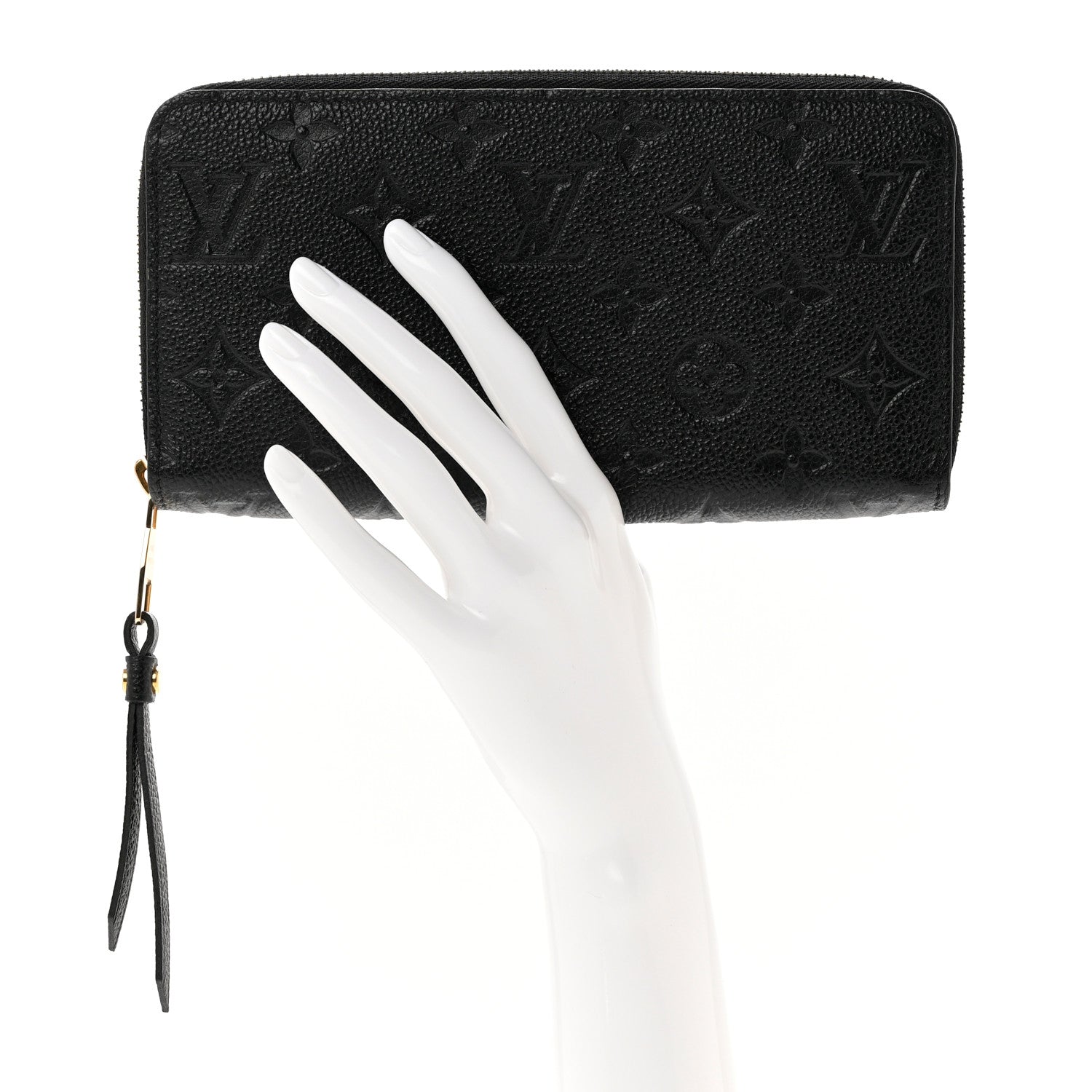 Louis Vuitton Empreinte Zippy Wallet Black 2 of 6