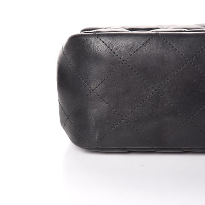Chanel Lambskin Quilted Jumbo Double Flap Black 6 of 10