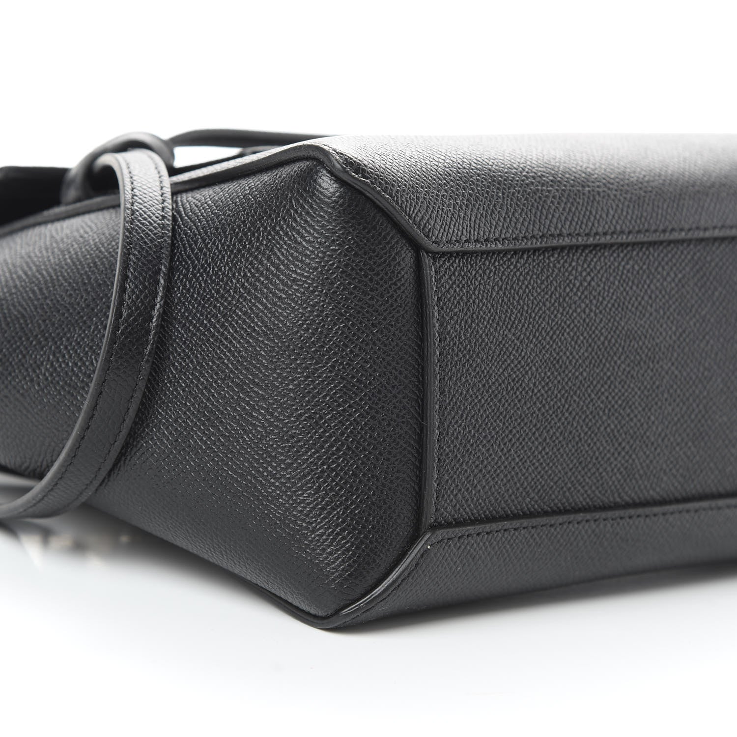 Celine Grained Calfskin Nano Belt Bag Black 9 of 10