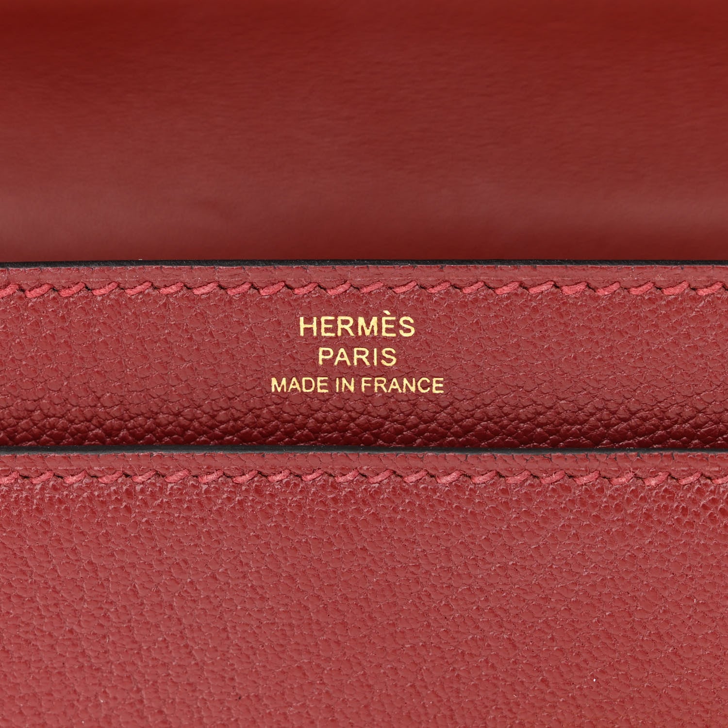 Hermes Chevre Mysore Mini Verrou Chaine Bag Rouge H 6 of 11