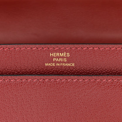 Hermes Chevre Mysore Mini Verrou Chaine Bag Rouge H 6 of 11