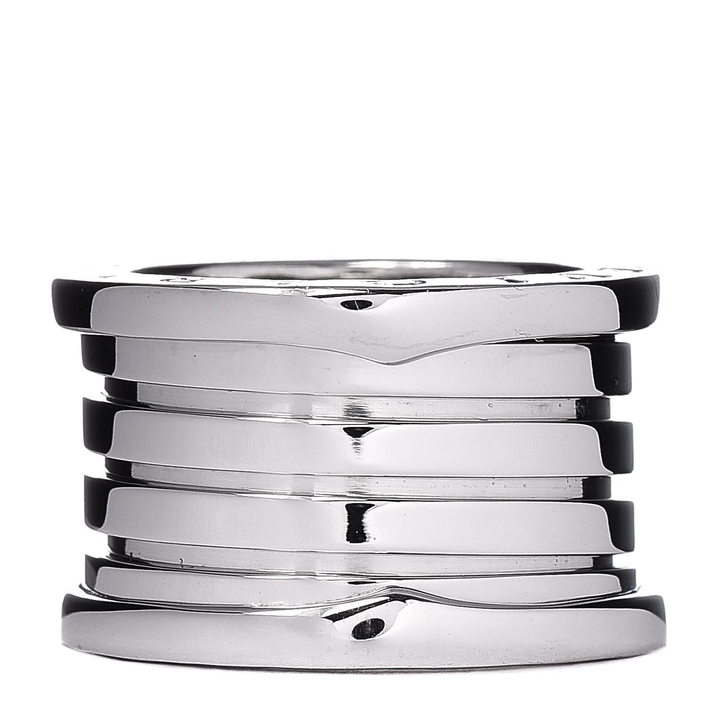 18K White Gold B.Zero1 5 Band Ring 53 6.25
