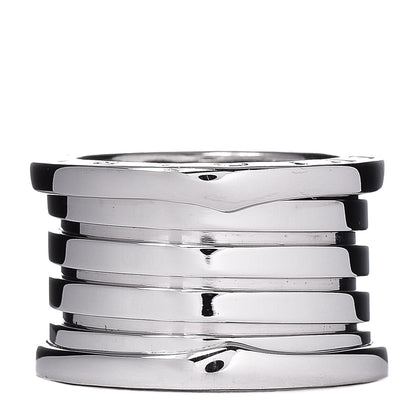 Bulgari 18K White Gold B.Zero1 5 Band Ring 53 6.25 1 of 4