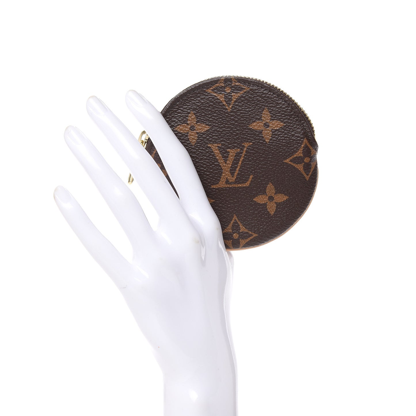 Monogram Round Coin Purse