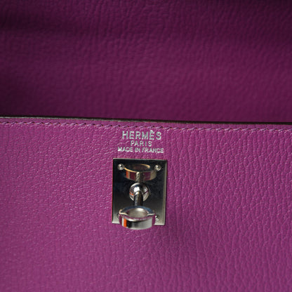 Hermes Chevre Mysore Kelly Sellier 25 Cyclamen 6 of 14