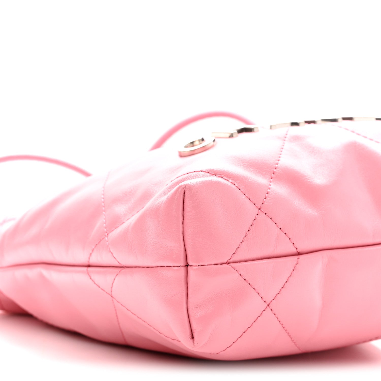 Chanel Shiny Calfskin Quilted Mini Chanel 22 Pink 9 of 11