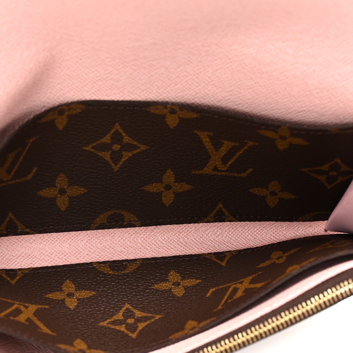 Louis Vuitton Monogram Emilie Wallet Rose Ballerine 5 of 7