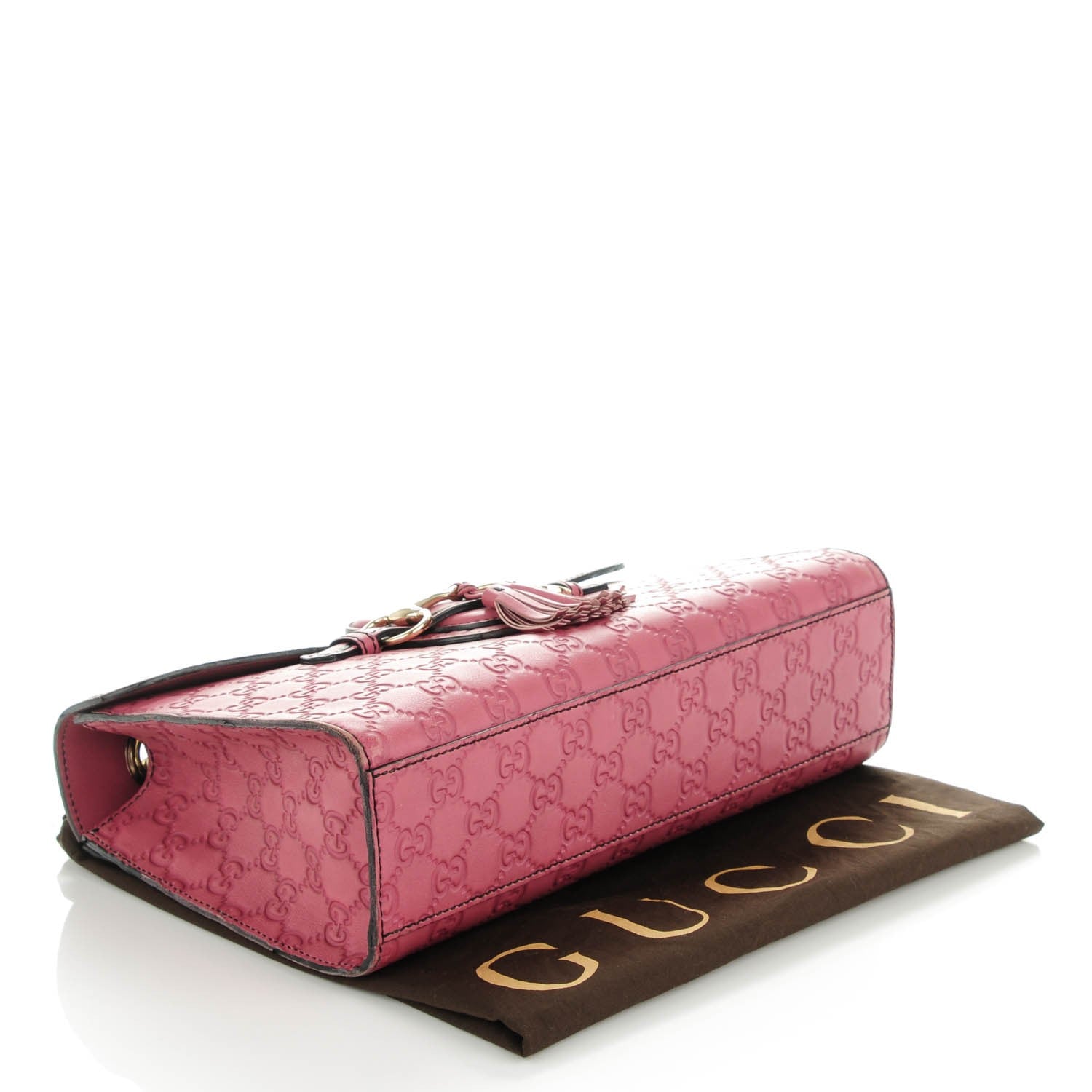 Gucci Guccissima Medium Emily Chain Shoulder Bag Peonia Flower 4 of 9