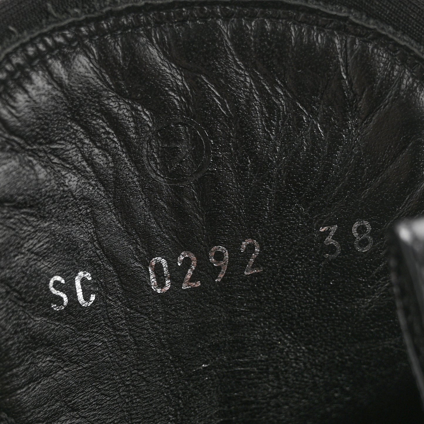 Patent Monogram Ruby Flat Ankle Boots 38 Black