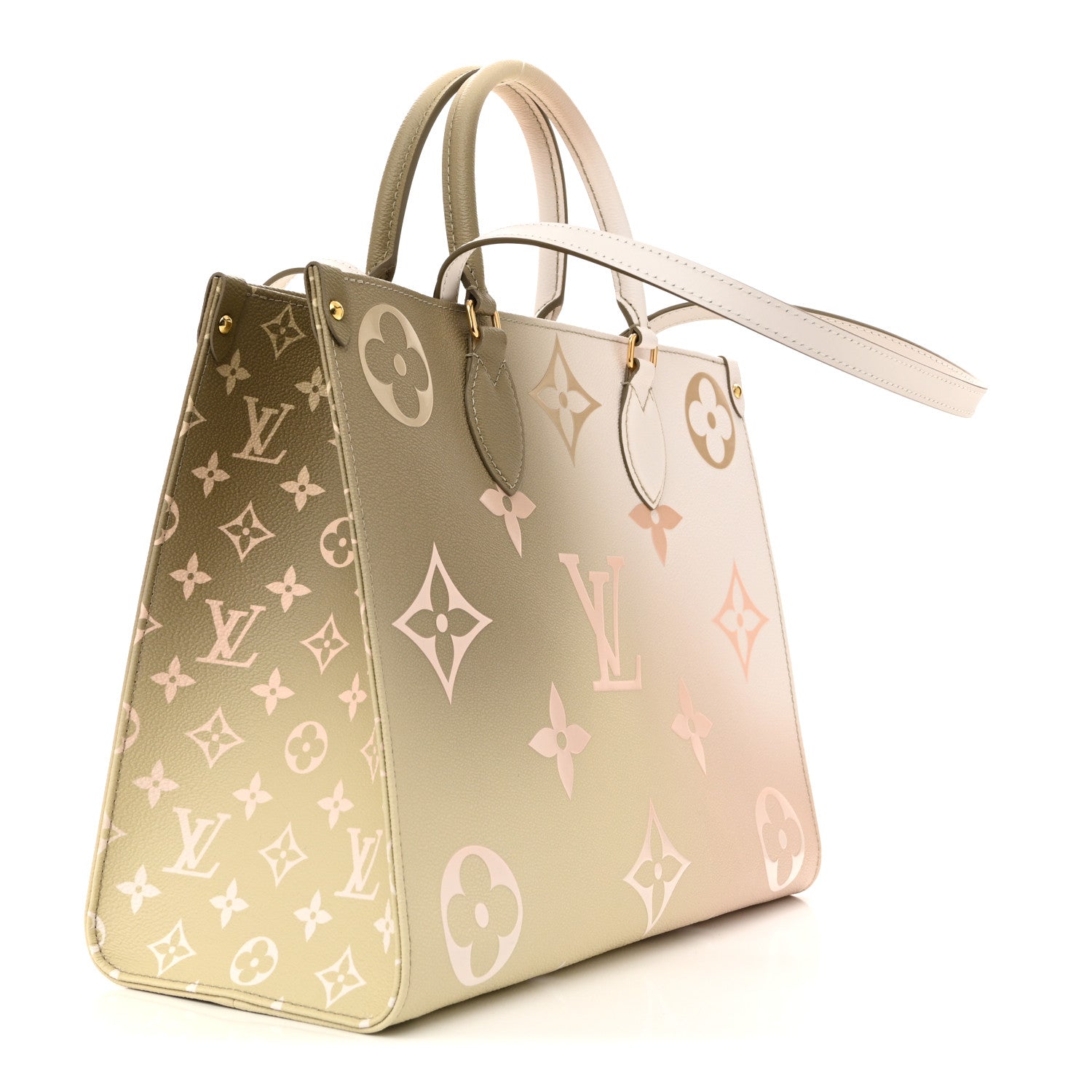 Louis Vuitton Monogram Giant Spring In The City Onthego MM Sunset Kaki 3 of 9
