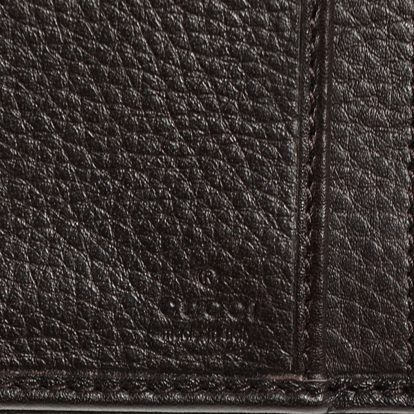 Guccissima Ladies Web Long Wallet Chocolate