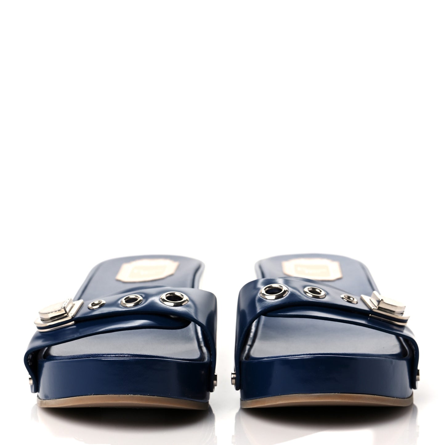 Smooth Calfskin Clog 40 Blue