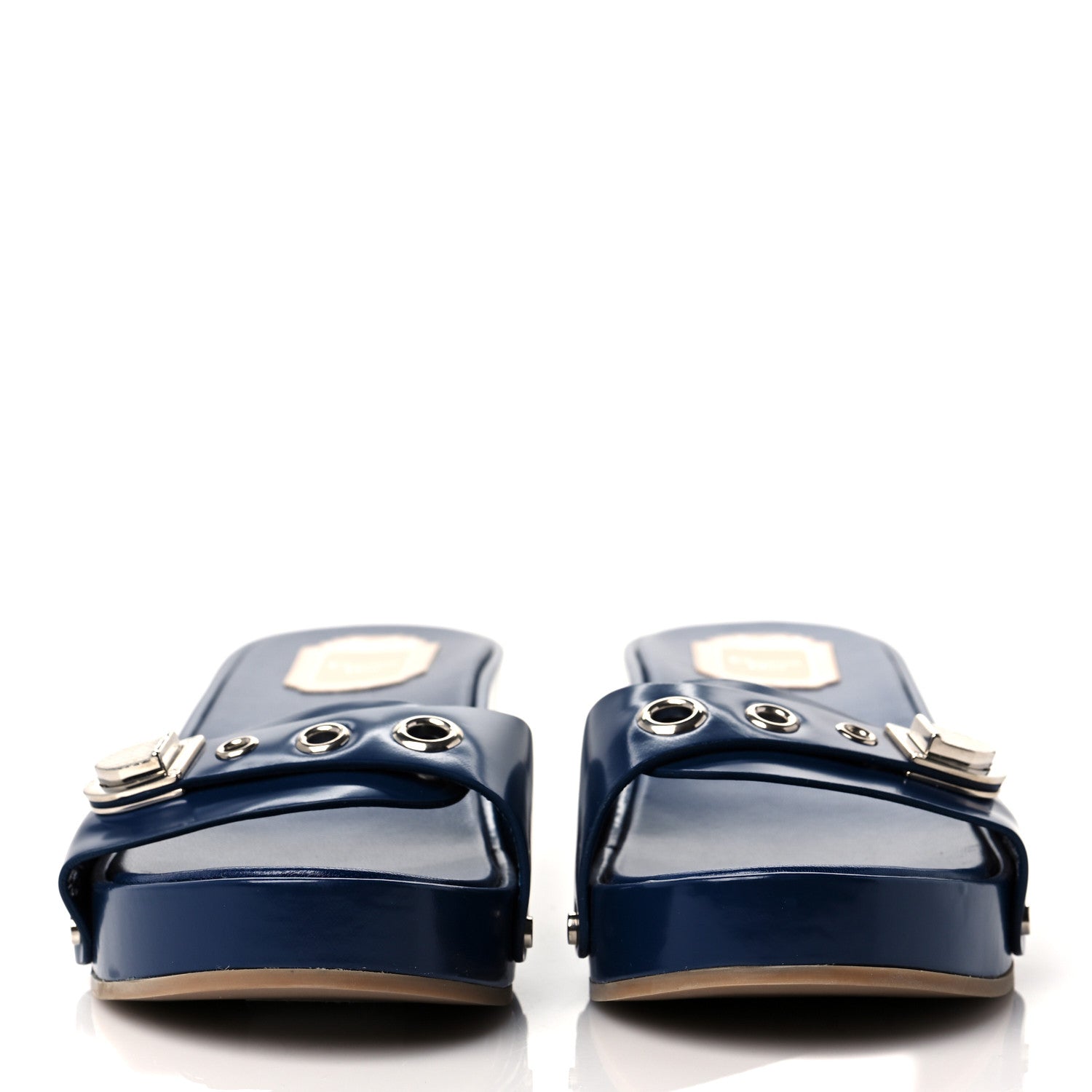 Christian Dior Smooth Calfskin Clog 40 Blue 2 of 8