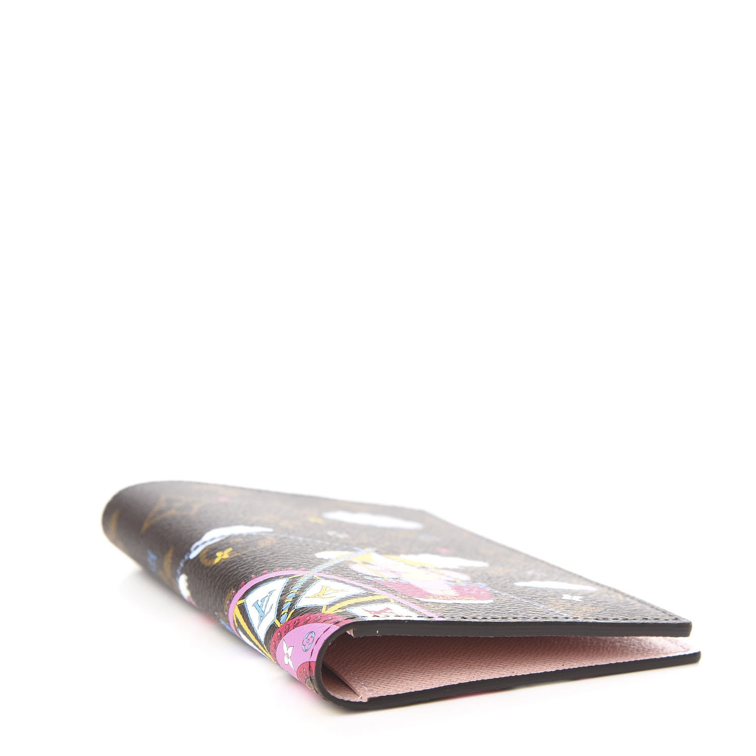 Louis Vuitton Monogram 2020 Christmas Animation Big Wheel Passport Cover Rose Ballerine 3 of 6