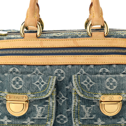 Louis Vuitton Monogram Denim Neo Speedy Blue 7 of 11