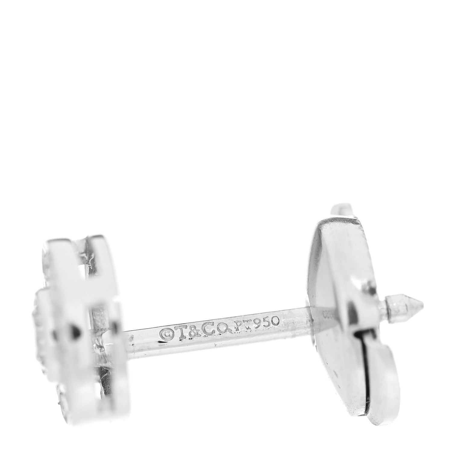 Tiffany Platinum Diamond .32ctw Soleste Earrings 5 of 6