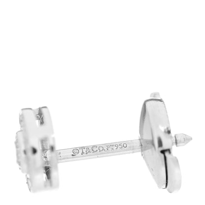 Tiffany Platinum Diamond .32ctw Soleste Earrings 5 of 6