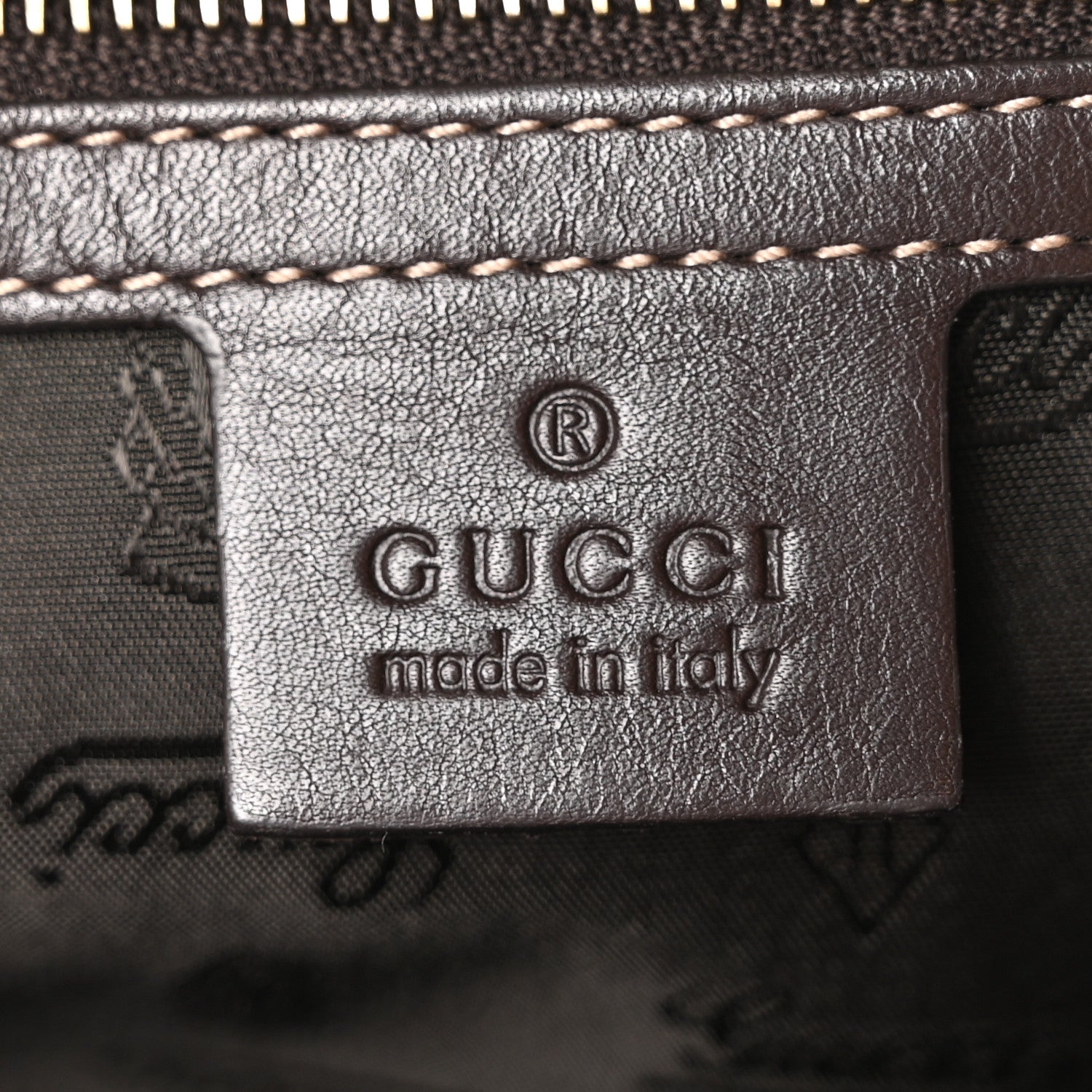 Gucci Crystal Monogram Large Hysteria Clutch Brown 6 of 10