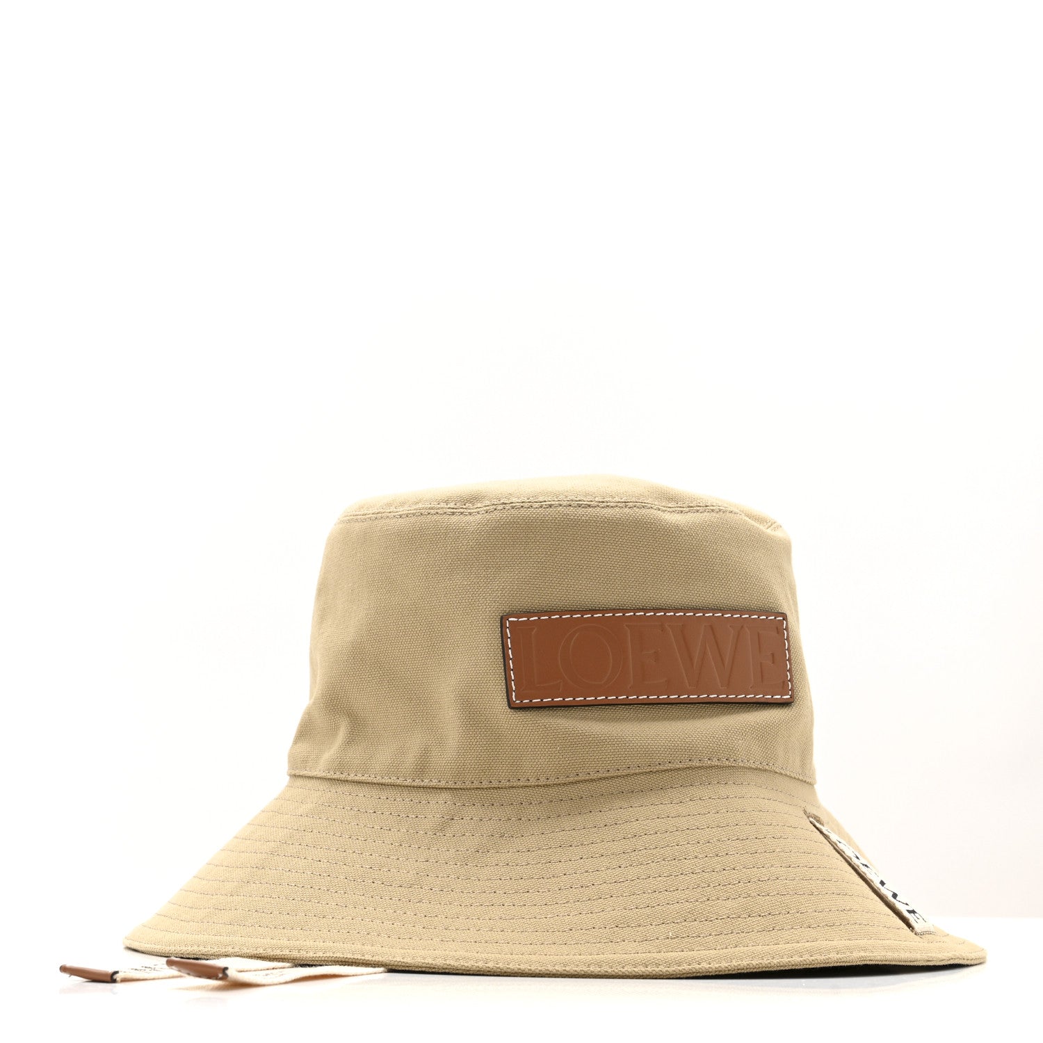 Loewe Canvas Fisherman Bucket Hat 60 Sand 1 of 9