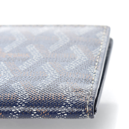 Goyard Goyardine Saint Marc Folding Card Case Navy 7 of 12